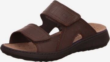 ROHDE Mules in Brown: front