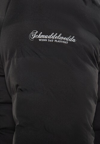 Schmuddelwedda Winterjacke in Schwarz