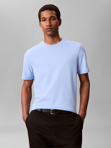 T-Shirt 'Supima' Calvin Klein en bleu : devant