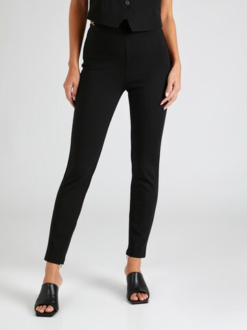 Coupe slim Leggings 'Adele' GUESS en noir : devant