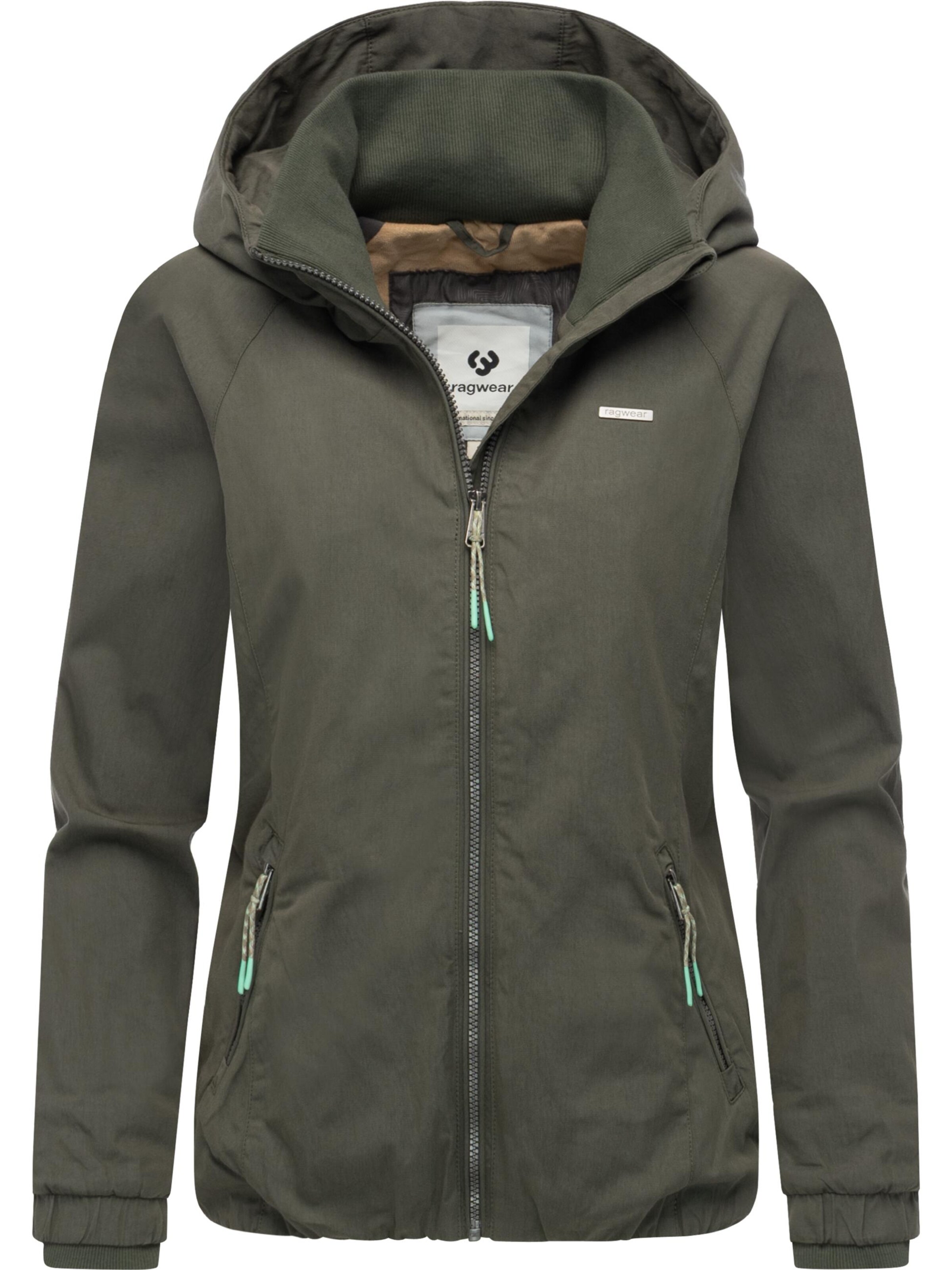 Ragwear Weatherproof jacket 'Dizzie' in Green