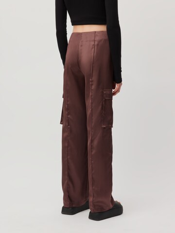 LeGer by Lena Gercke - regular Pantalón de pinzas 'Michelle' en marrón
