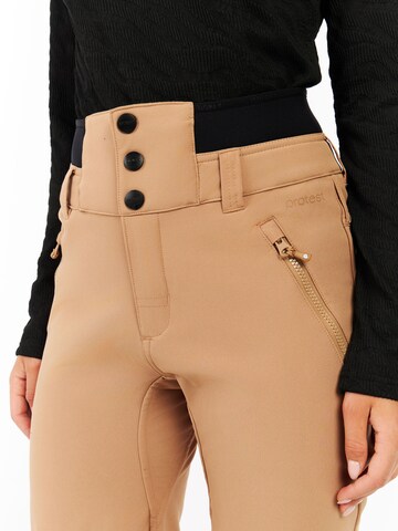 PROTEST Slimfit Sporthose 'PRTLULLABYOS'‌‌‌‌‌‌‌‌‌‌ in Braun