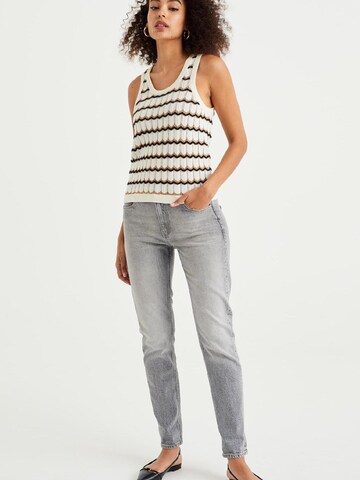 WE Fashion - Top en blanco