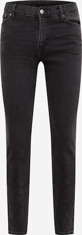 WEEKDAY Skinny Jeans 'Sunday' in Black: front