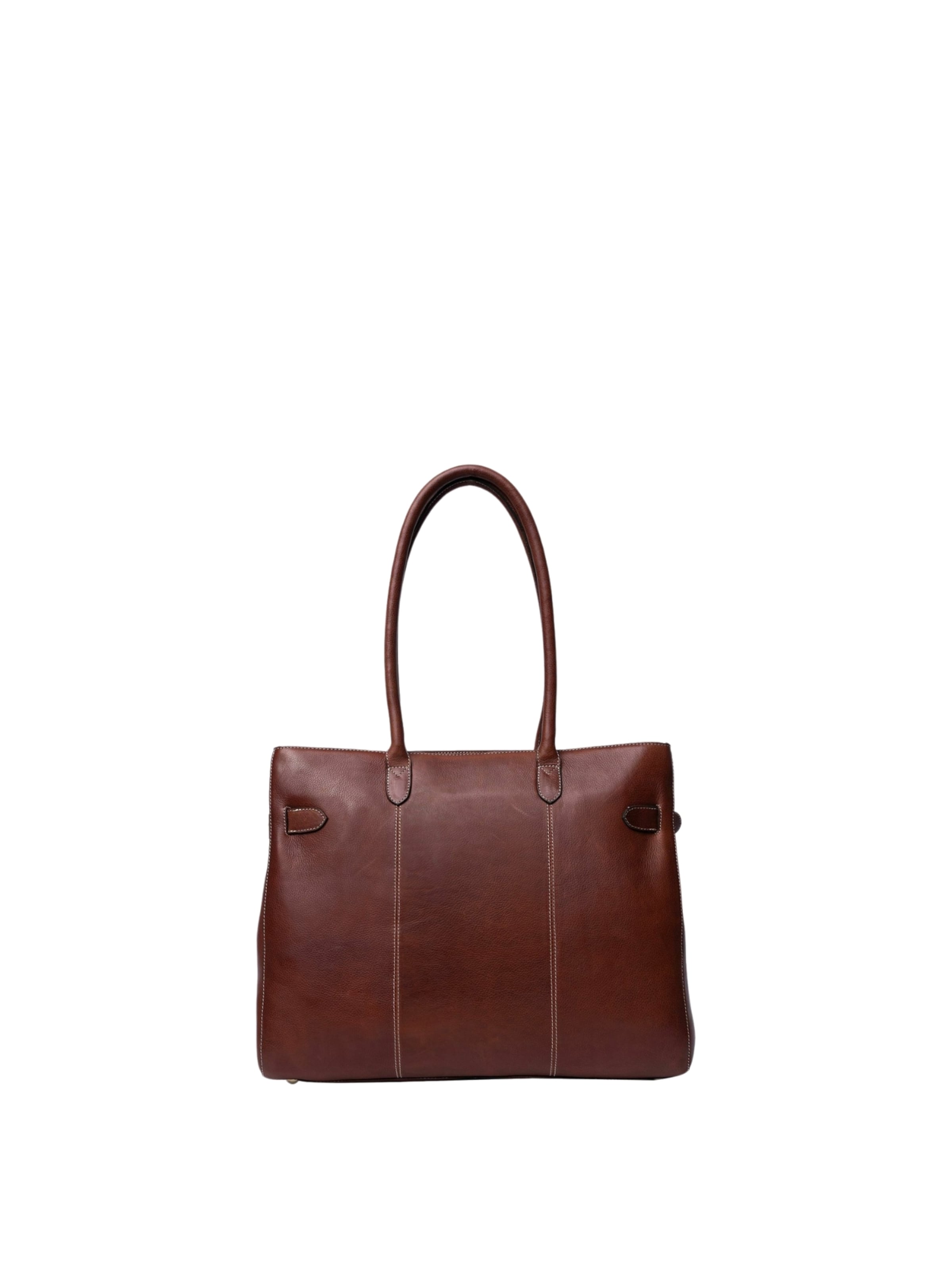 RE:DESIGNED Shopper ' Nellie ' in Brown: front