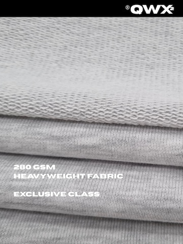 QWX2 - Pierna ancha Pantalón 'Urban' en gris