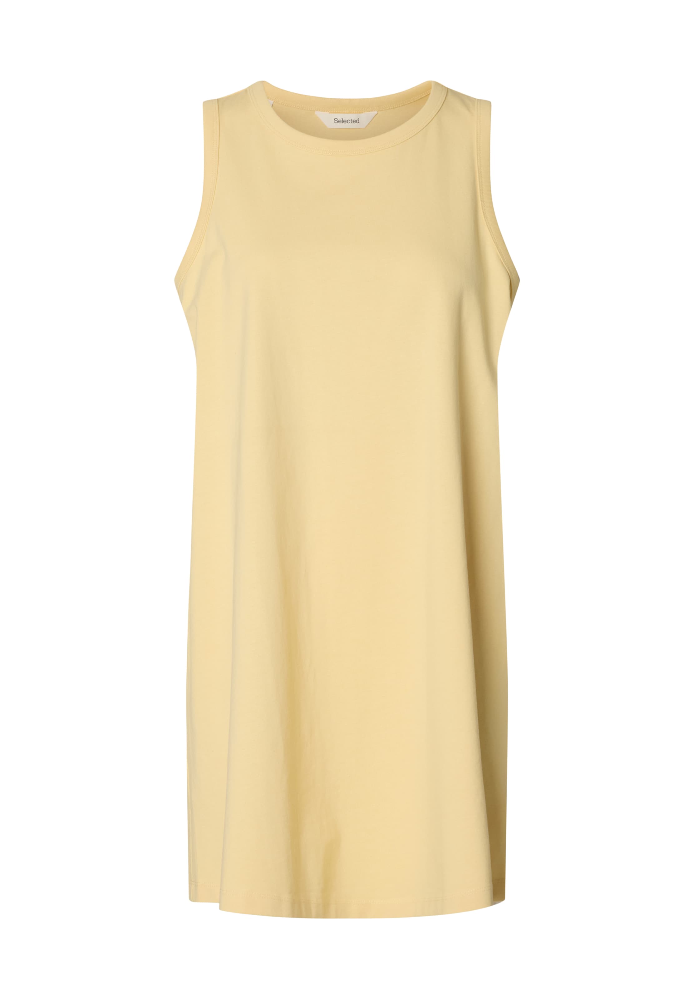 SELECTED Dress 'SLFEssential' in Yellow: front