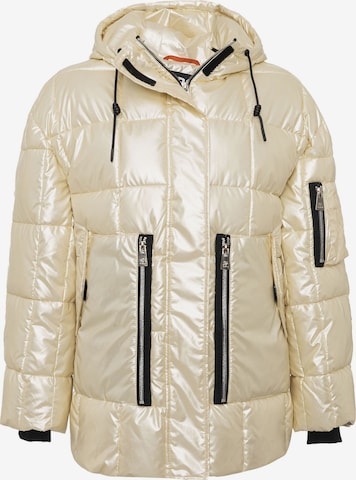 CIPO & BAXX Winterjas 'WM142 ' in Beige: voorkant
