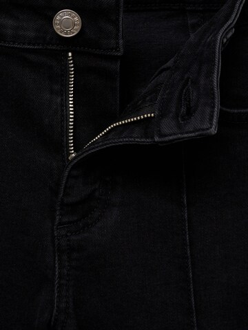 MANGO Slimfit Jeans 'Lora' in Zwart