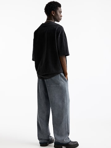 Pull&Bear Zvonové kalhoty Kalhoty – šedá
