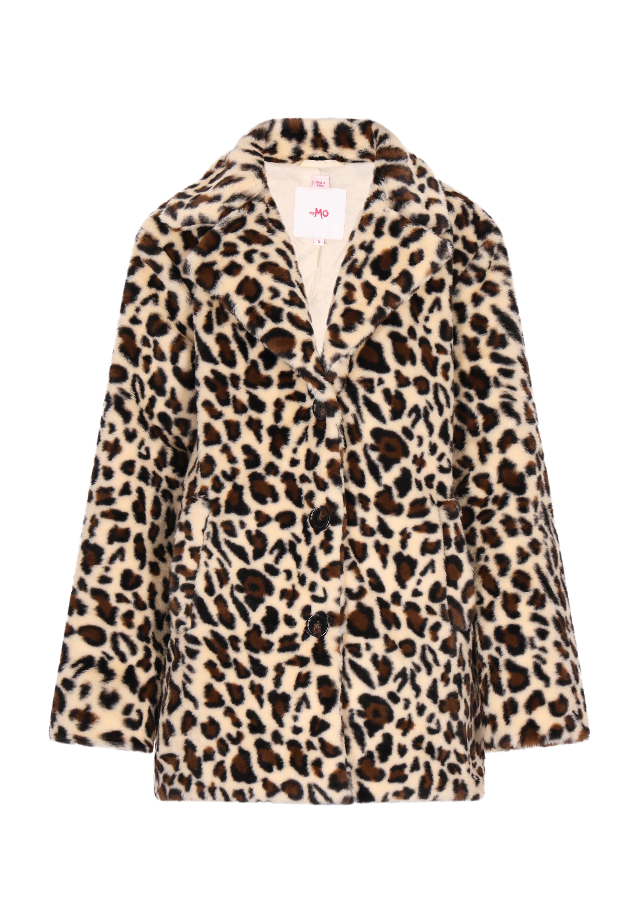 MYMO Between-seasons coat in Beige: front