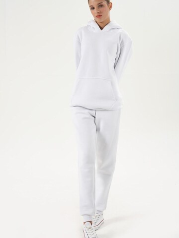 LOUIS LECLER Slimfit Broek 'Sasha' in Wit