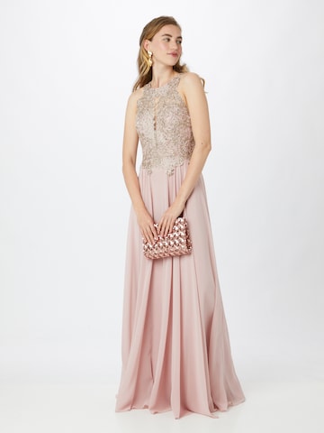 Robe de soirée LUXUAR en rose