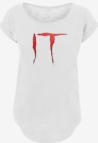 F4NT4STIC Shirt 'IT Film Stephen King' in Wit: voorkant