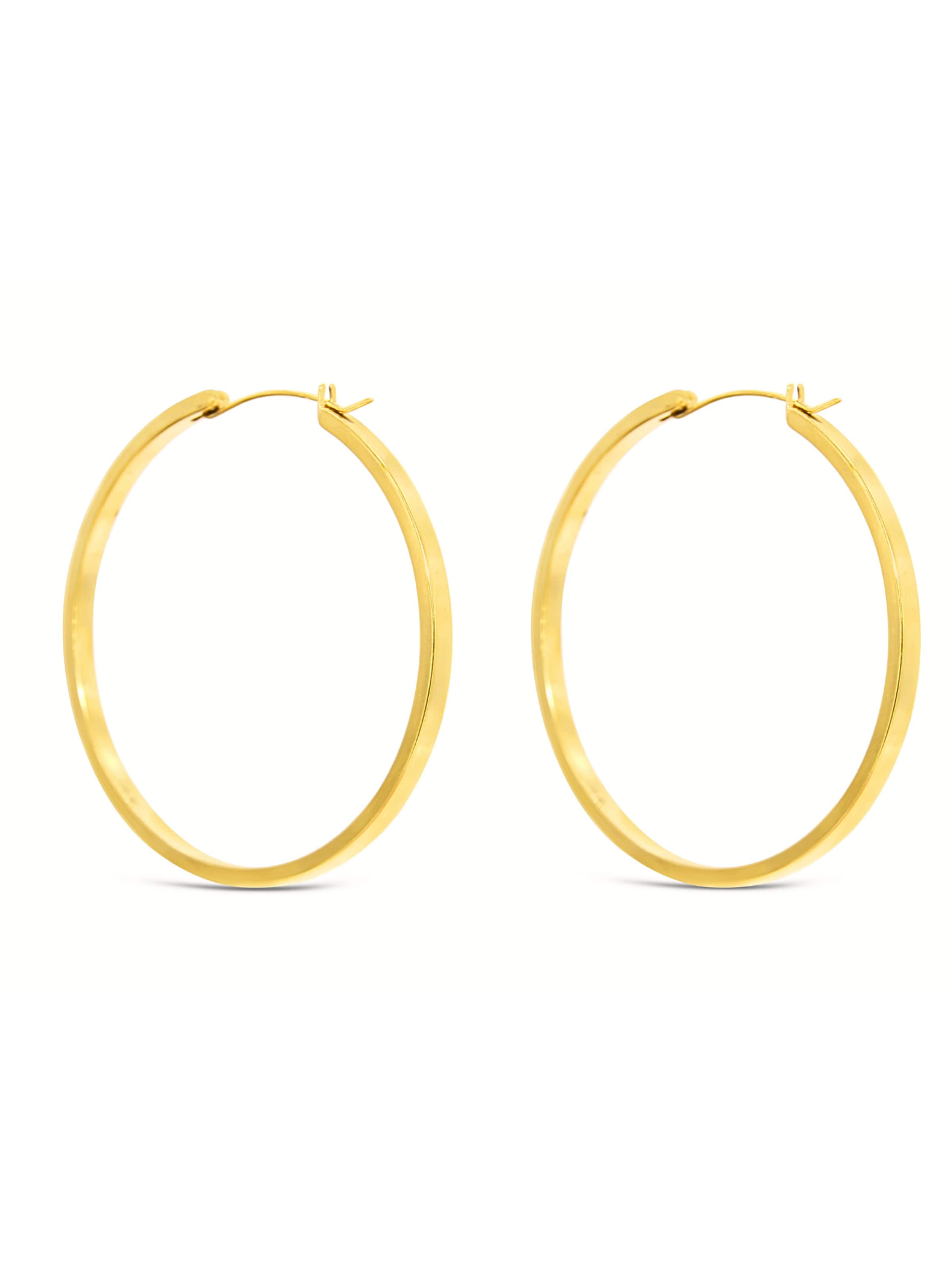 ARS-ARGENTI Ohrringe 'XL MOONKISSED CIRCLES'‌‌‌‌‌‌ in Gold
