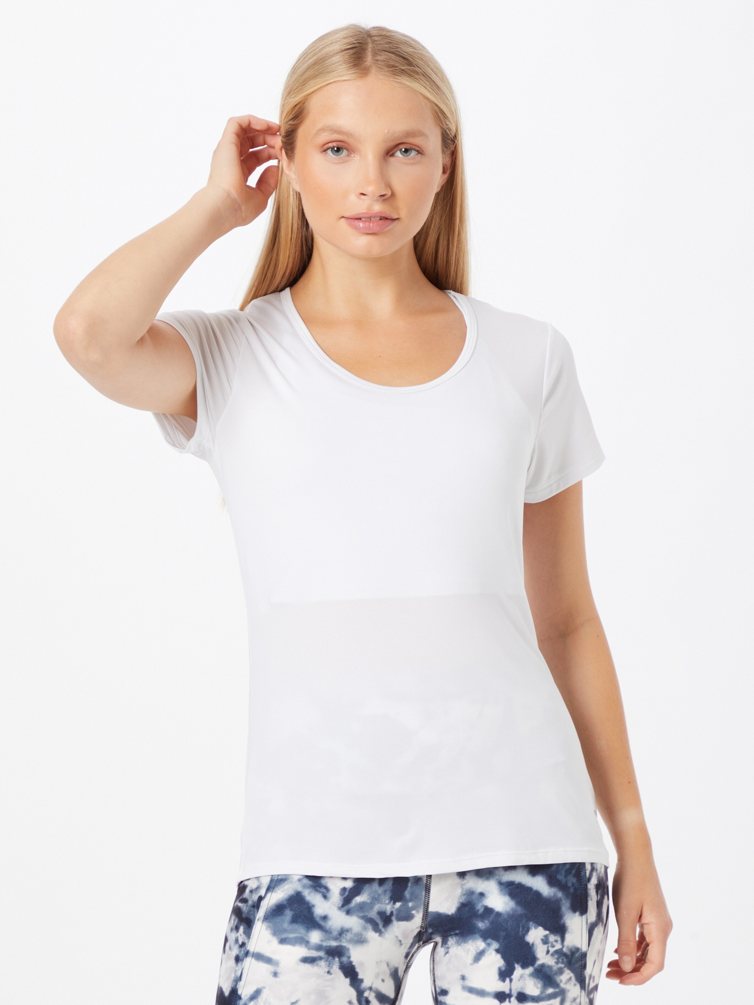 Frauen Sportarten Marika Shirt 'VALERY' in Weiß - FL59461