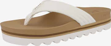 REEF T-Bar Sandals 'Shea Hi' in White: front