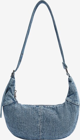 Borsa a spalla di Pull&Bear in blu: frontale