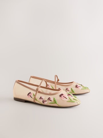 Next Ballerina met riempjes 'Forever Comfort' in Beige