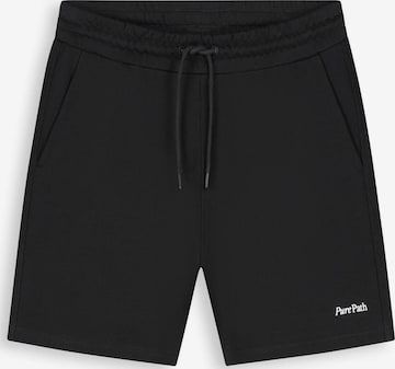 Pure Path Pants in Black: front