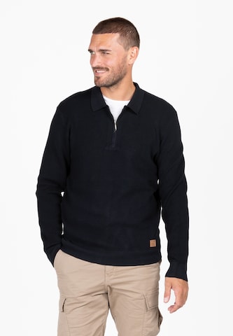 Key Largo Sweater 'Klanfield' in Blue: front