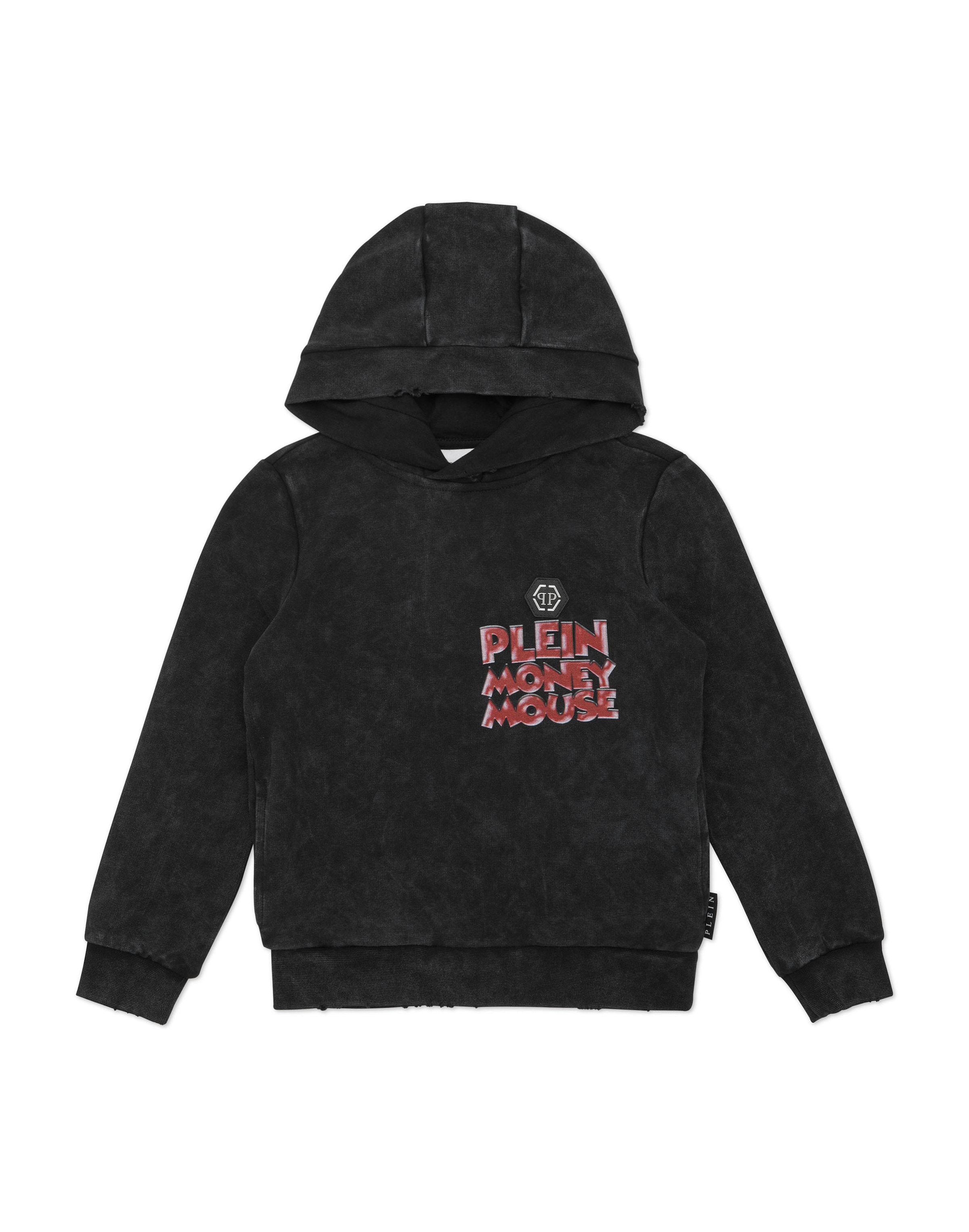 Philipp Plein - Sudadera 'Money' en negro: frente