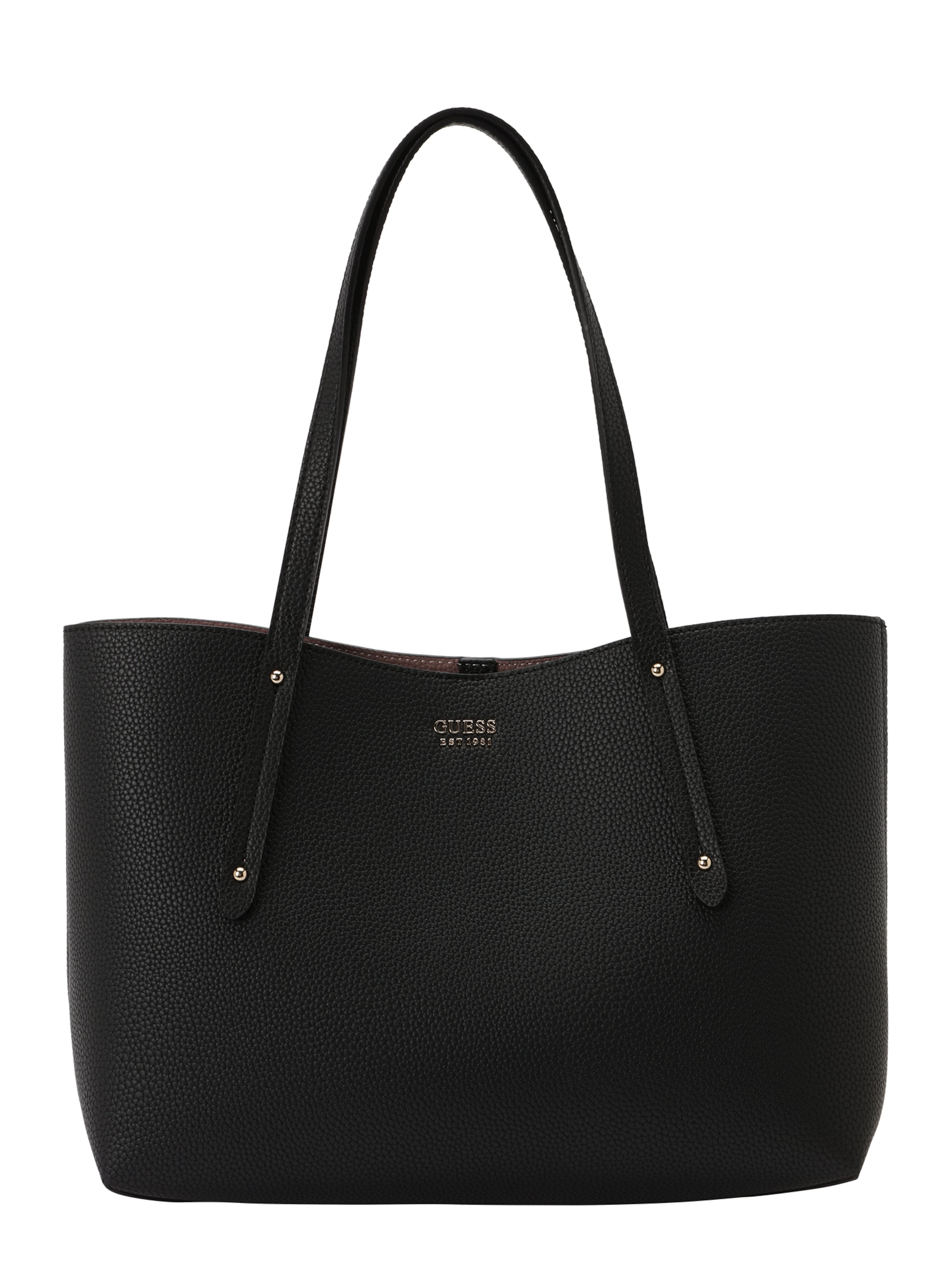 GUESS Shopper 'BRENTON TOTE' - Čierna: predná strana