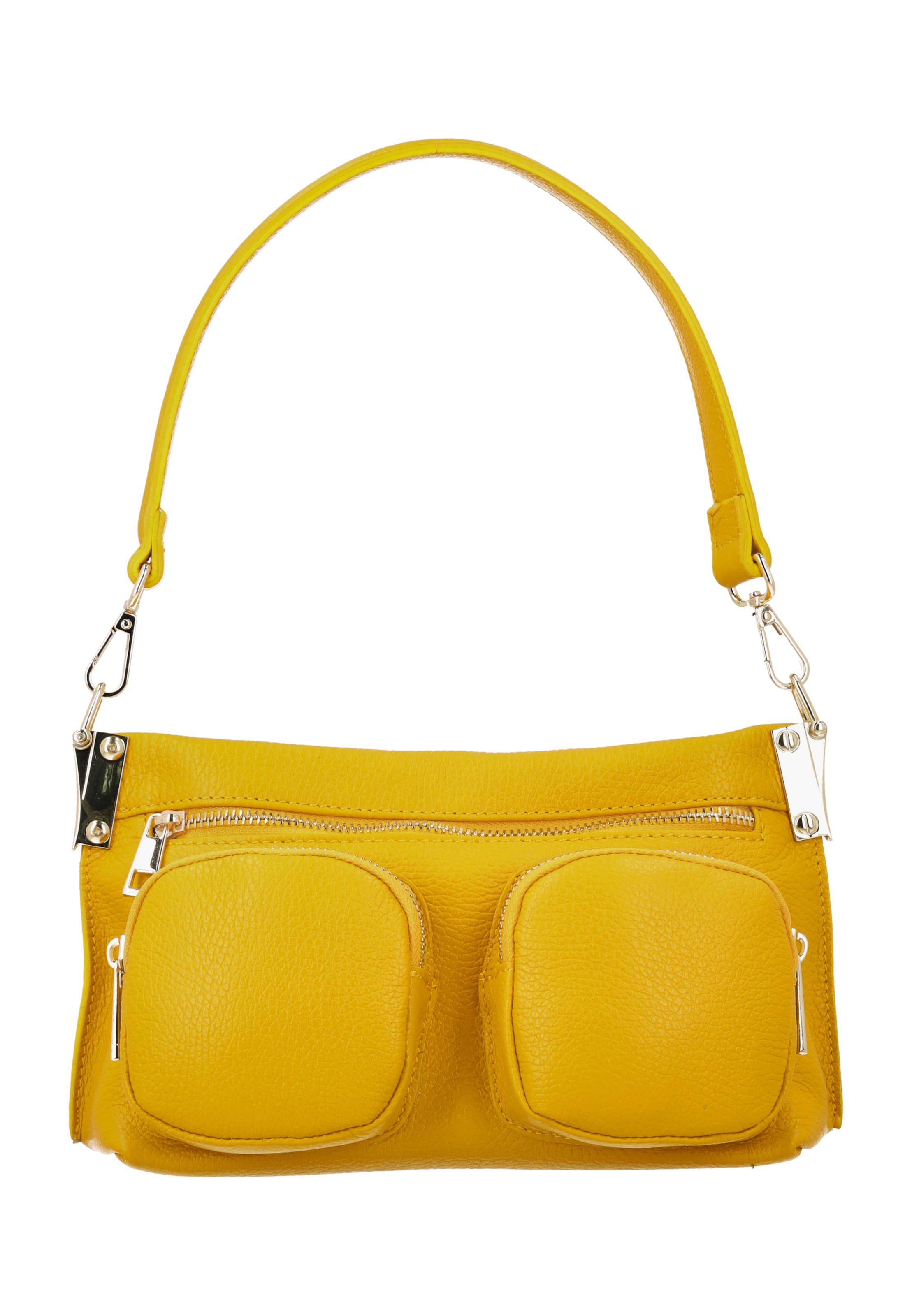 Sac bandoulière faina en jaune : devant