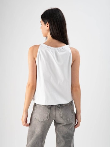 MND Topp 'Popeline' i vit