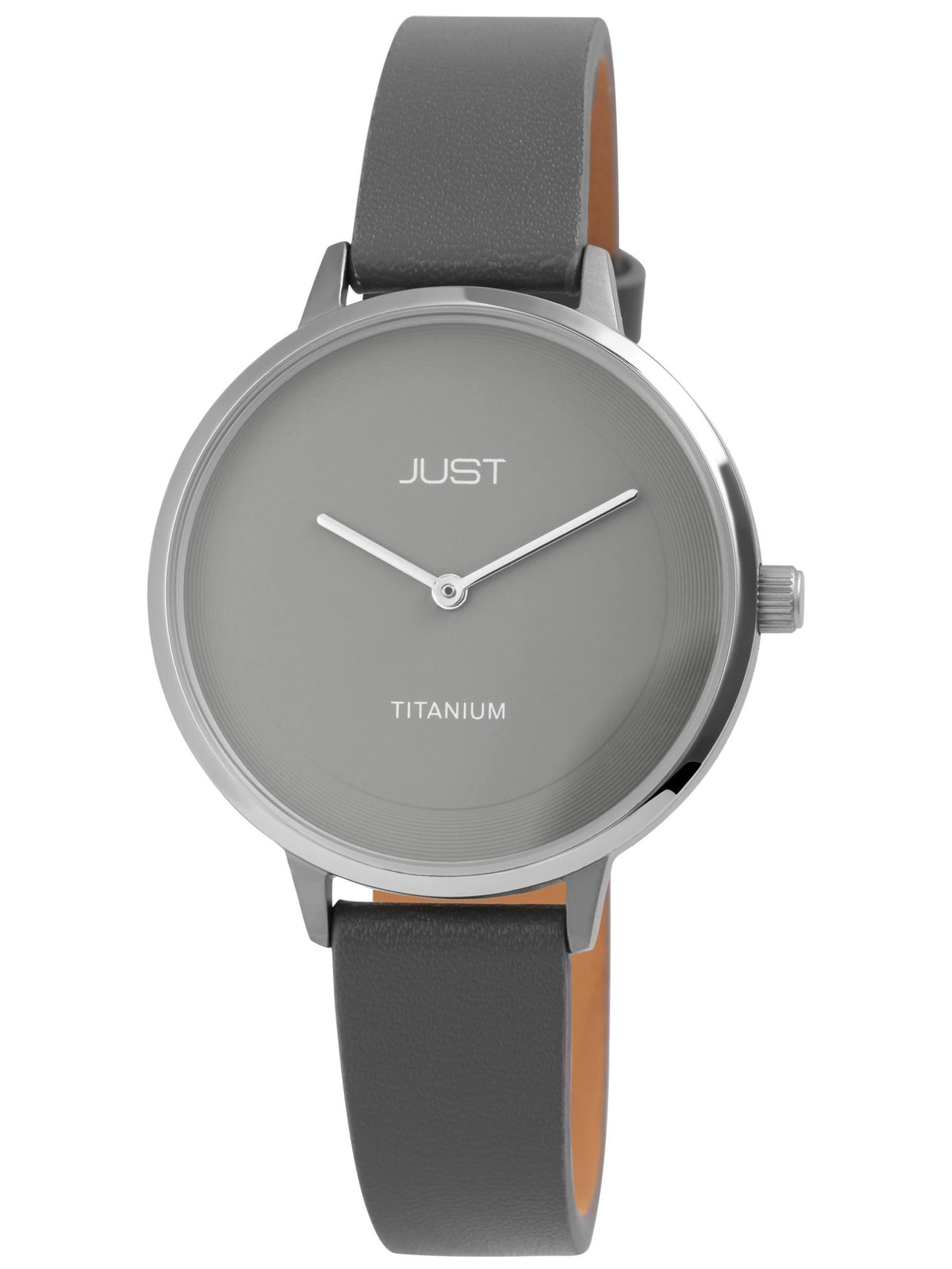 JUST Analog Watch 'Liena, 5 ATM' in Grey: front