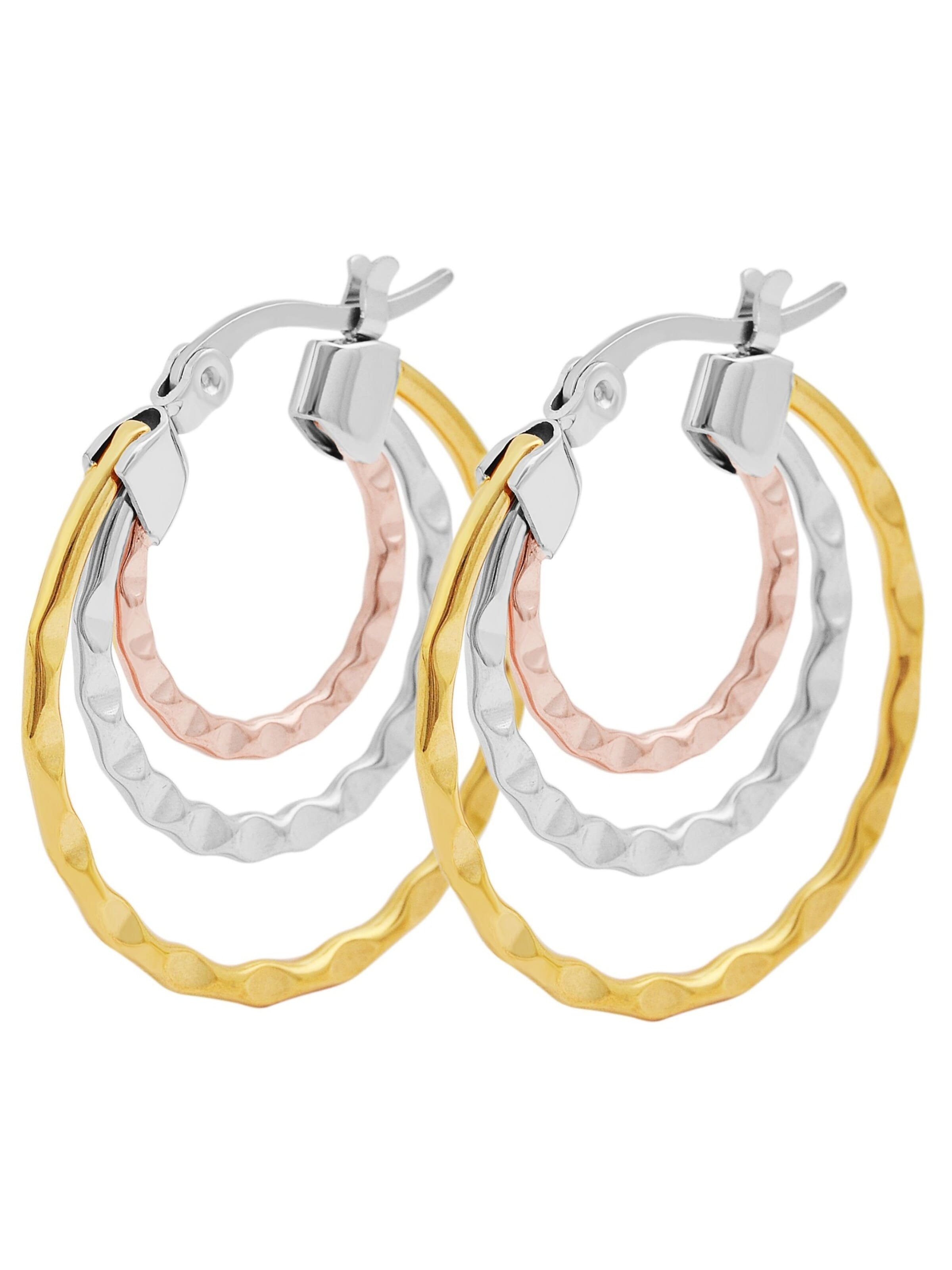 Akzent Earrings 'Croli, langlebig' in Silver
