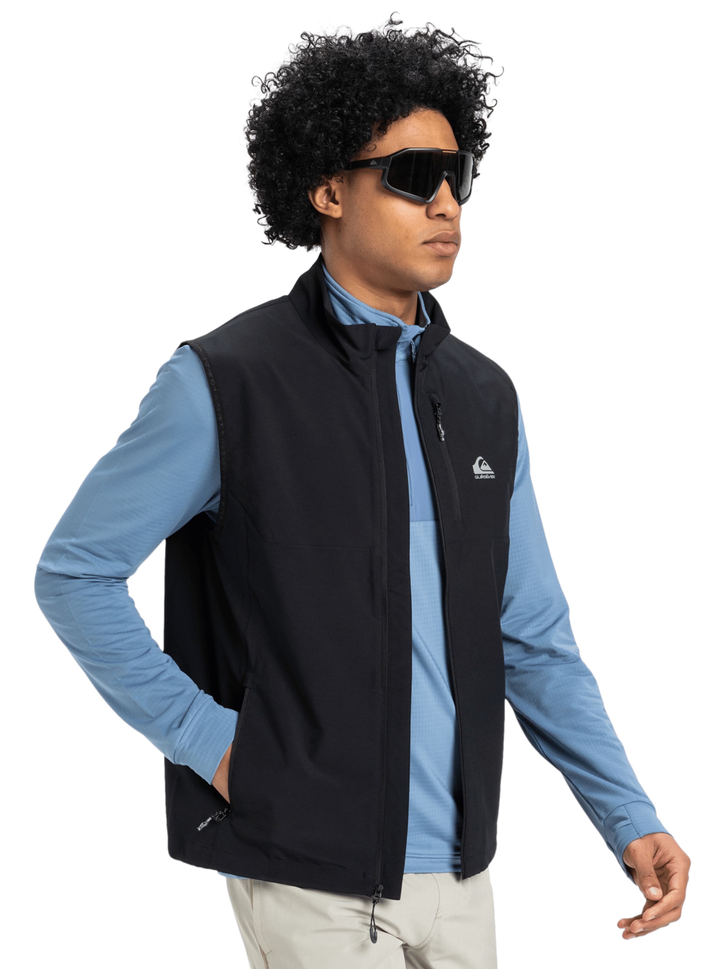 Gilet 'Early Start' QUIKSILVER en noir