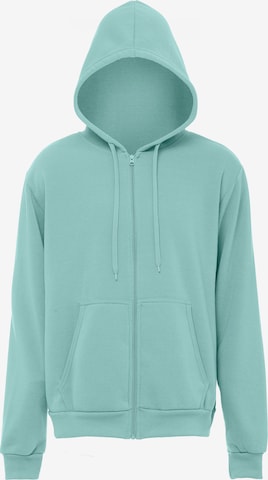 FUMO Sweat jacket in Green: front