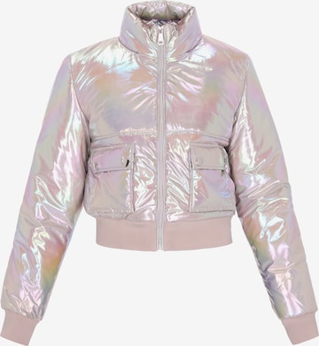 MYMO - Casaco meia-estação em rosa: frente