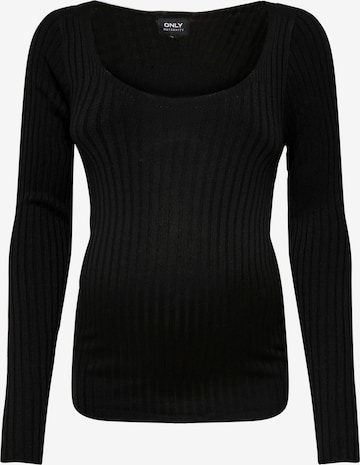 Only Maternity Shirt in Black: front