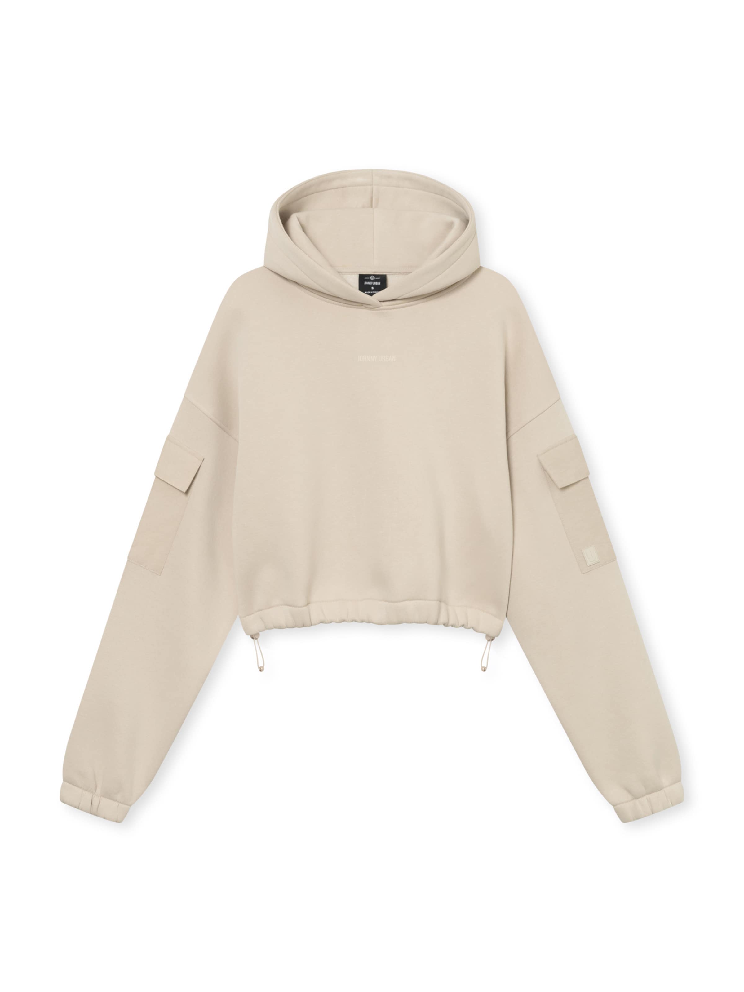 Bluză de molton 'Carly' de la Johnny Urban pe bej: față