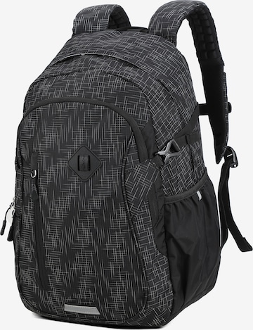 Aoking Backpack in Black: front