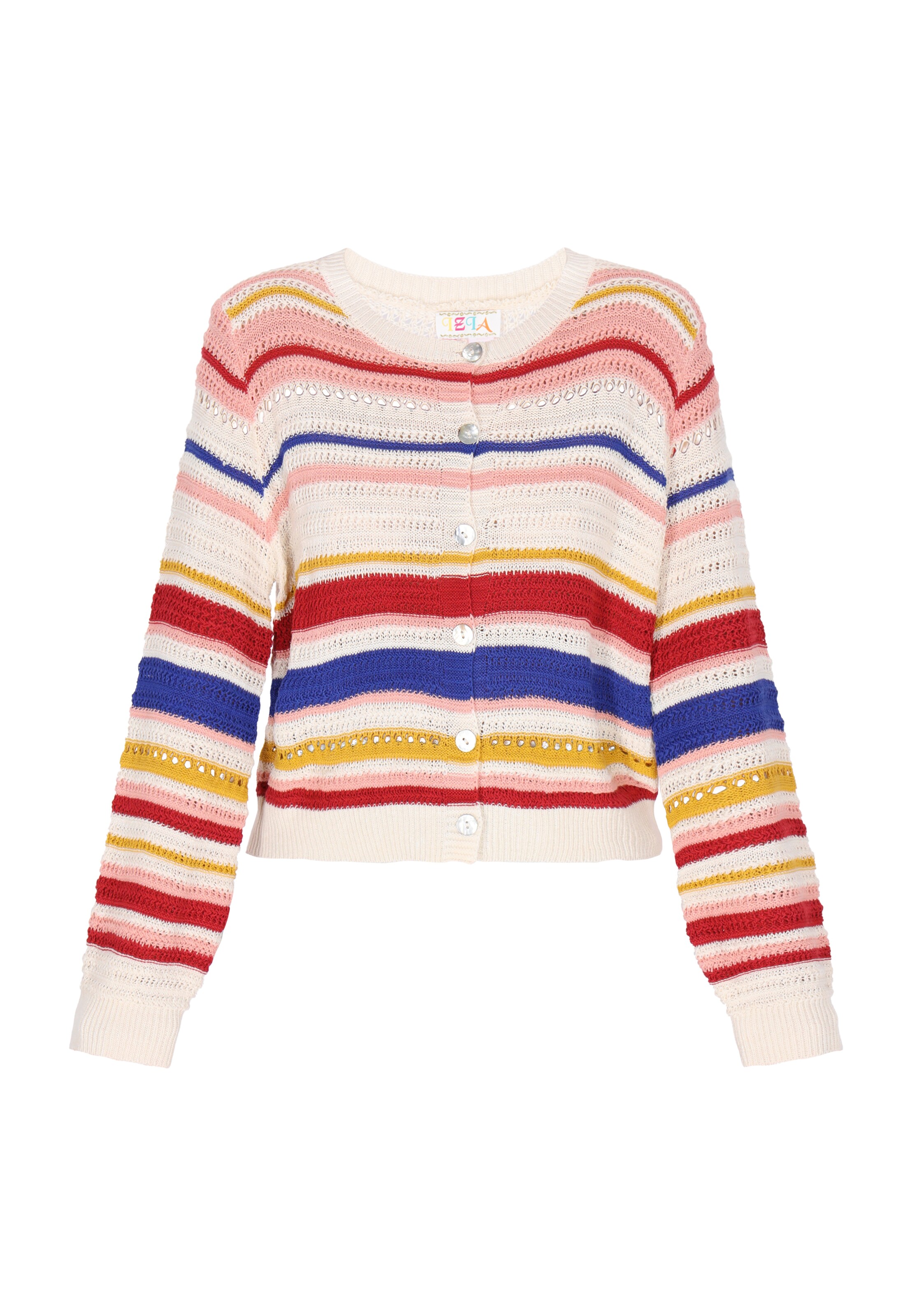 IZIA Вязаная кофта в Белый: спереди