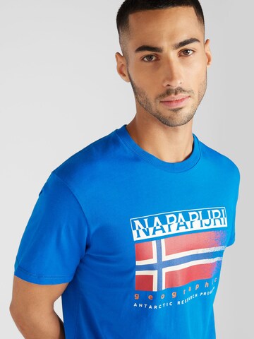 NAPAPIJRI - Camisa 'S-KREIS' em azul