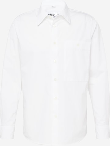 Chemise Studio Seidensticker en blanc : devant