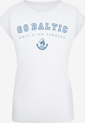 F4NT4STIC Shirt 'Go Baltic' in Weiß: predná strana