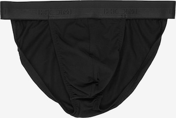 Slip 'Classic' di HOM in nero: frontale