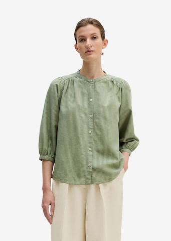 Marc O'Polo Bluse in Grün: Vorderseite