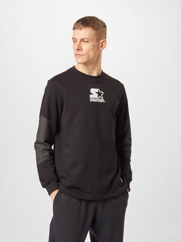 Starter Black Label Sweatshirt in Schwarz: predná strana