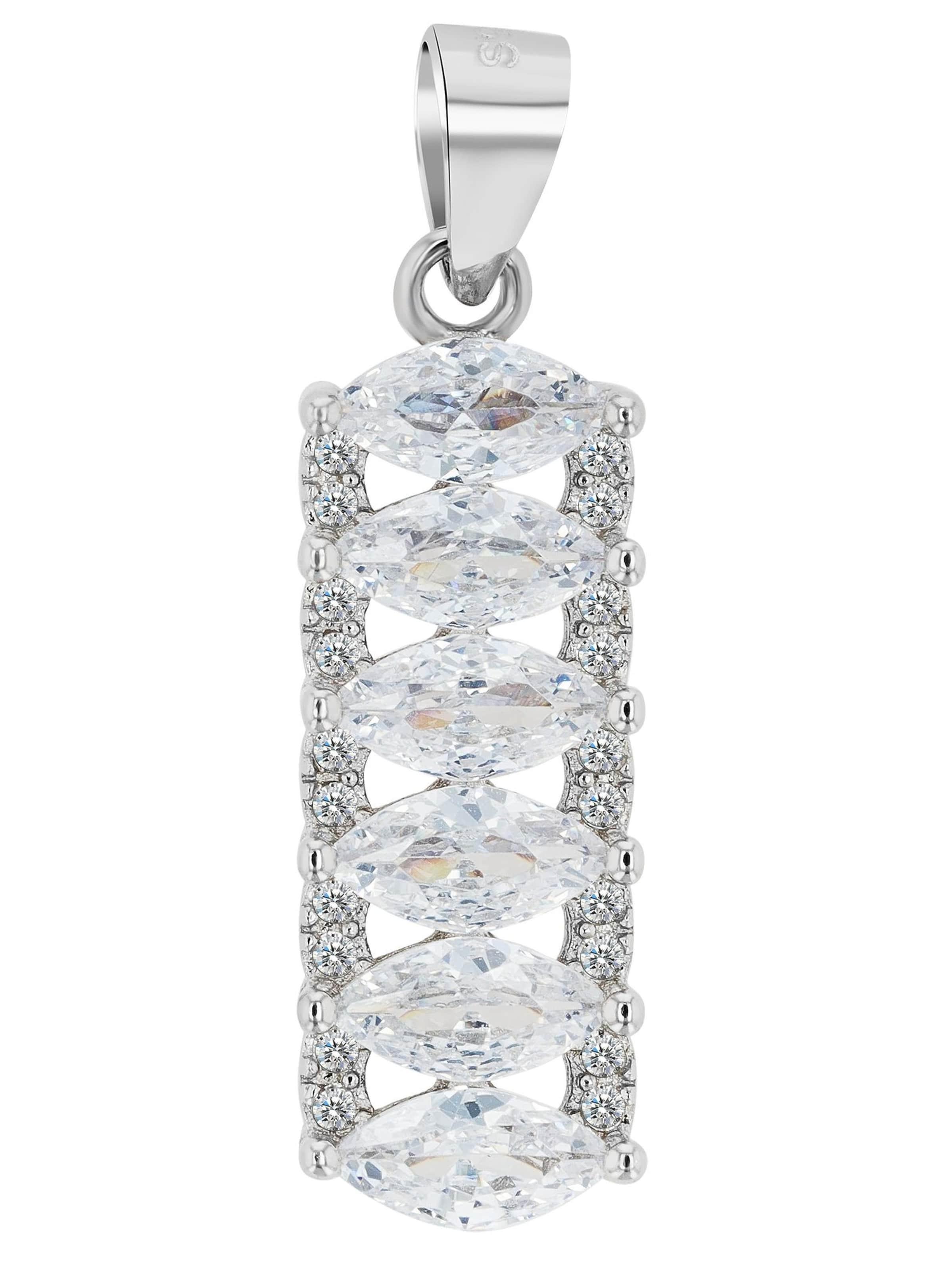 Akzent Pendant 'Ilana, 925 Sterlingsilber, langlebig' in Silver: front