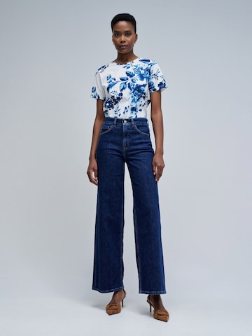 Salsa Jeans T-shirts in Weiß