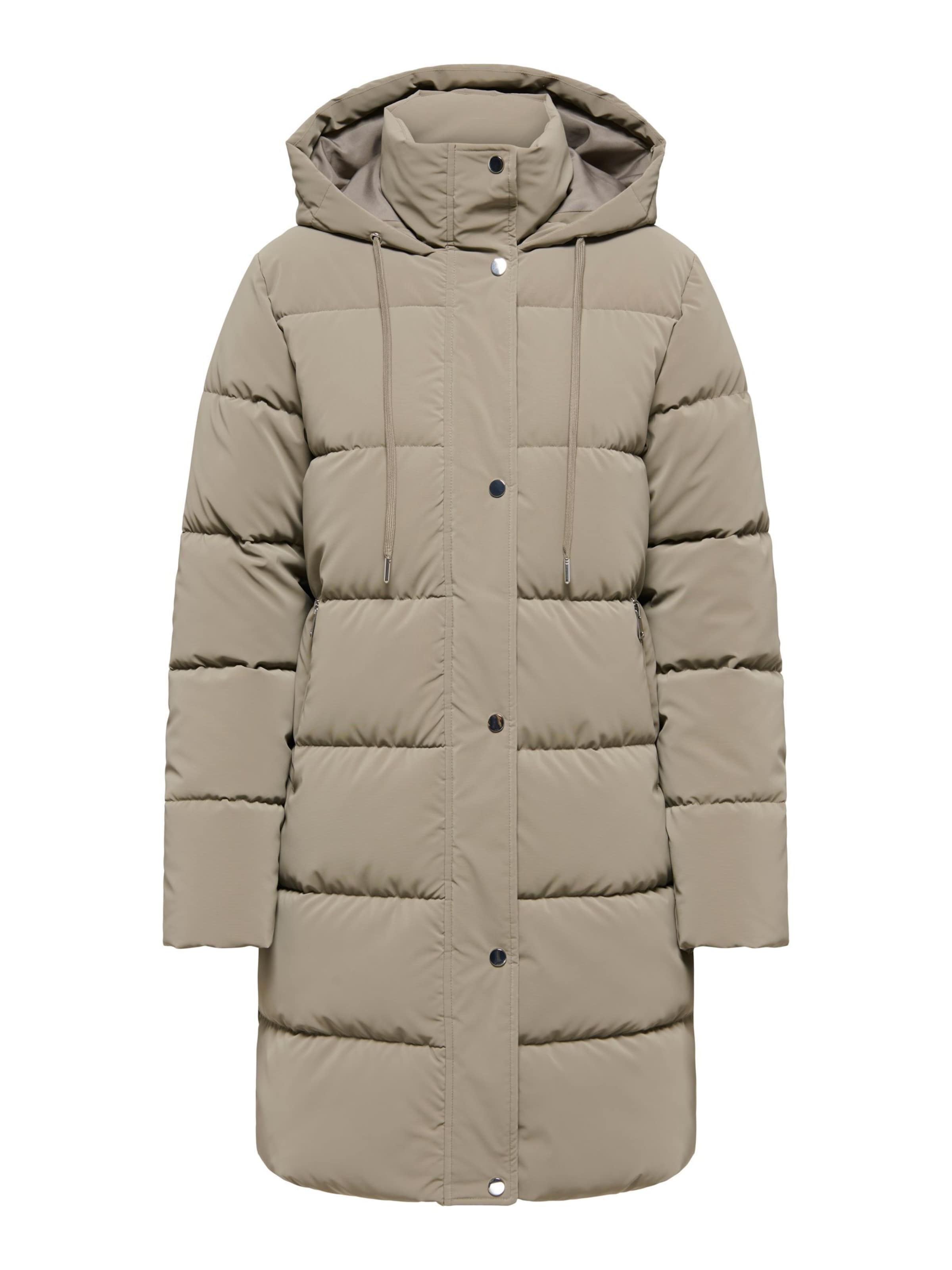 ONLY Wintermantel 'ONLSmilla' in Grijs: voorkant