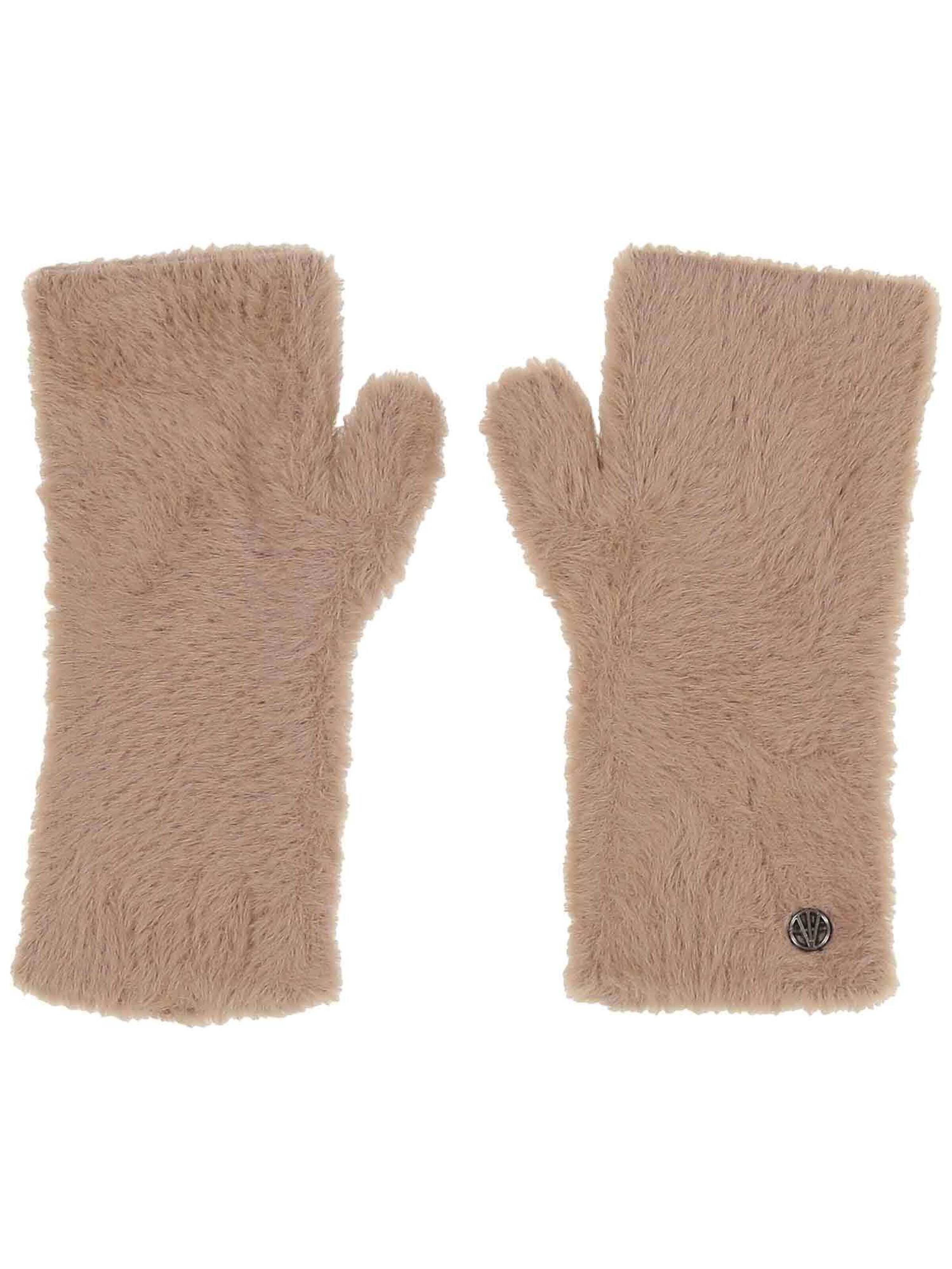 LOEVENICH Handstulpen in Braun