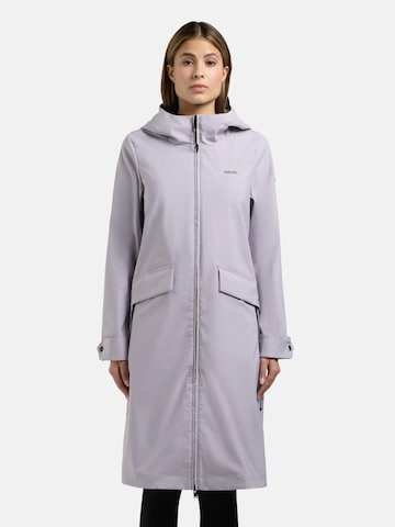 khujo Mantel 'Femke2' in Lila: Vorderseite